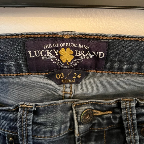 Lucky Brand Brooke Straight 00 Jeans - Picture 3 of 4